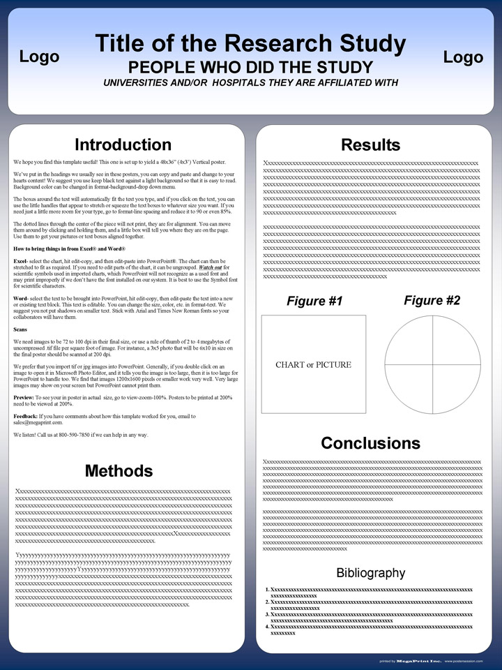 Power Point Scientific Poster Template