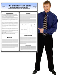 Scientific poster printed from our template