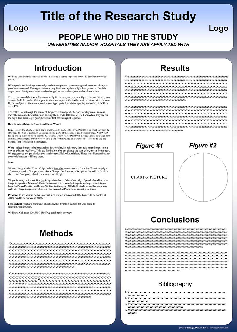 Research Poster Template Free Download from www.postersession.com