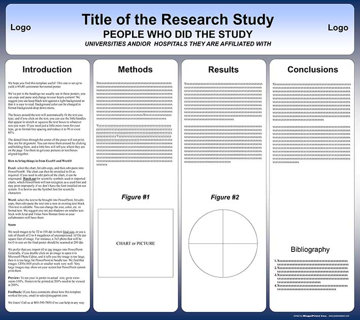 Academic poster template word Academic poster template word image
