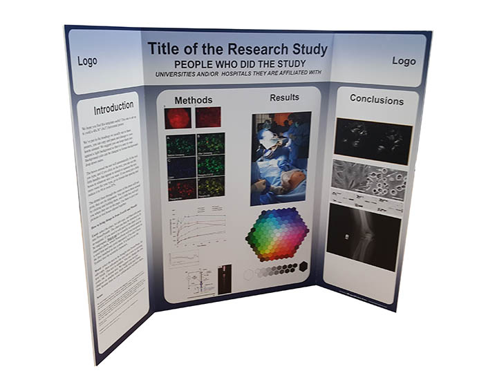 Tri-Fold Presentation Displays